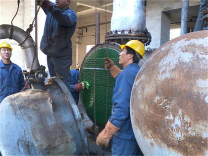 換熱器清洗前后