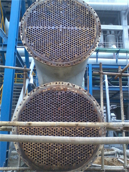 換熱器清洗前后