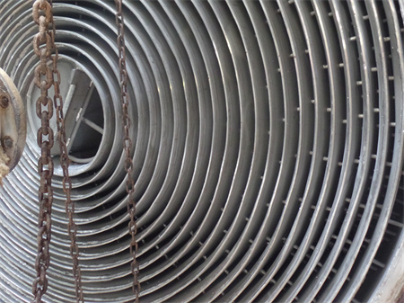 螺旋板式換熱器清洗前