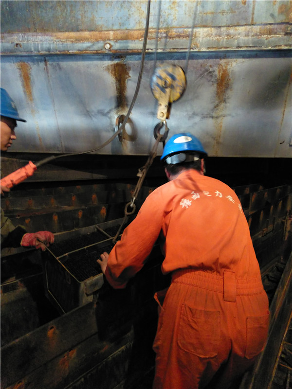 回裝式空預器蓄熱元件用包清洗