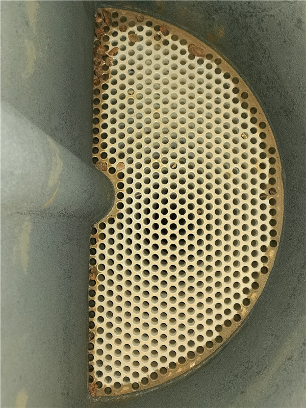 冷油器清洗前后