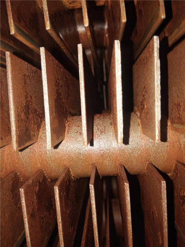 省煤器清洗前后照片